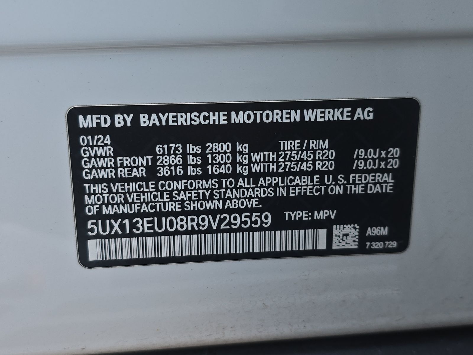 2024 BMW X5 sDrive40i RWD