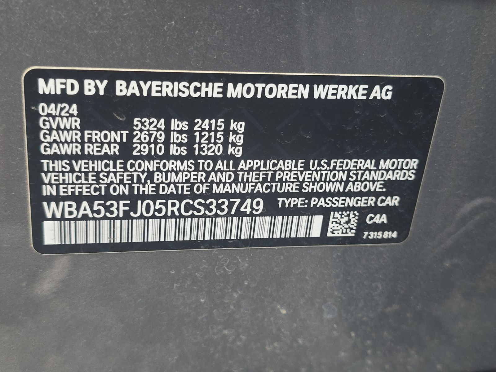 2024 BMW 5 Series 530i xDrive AWD