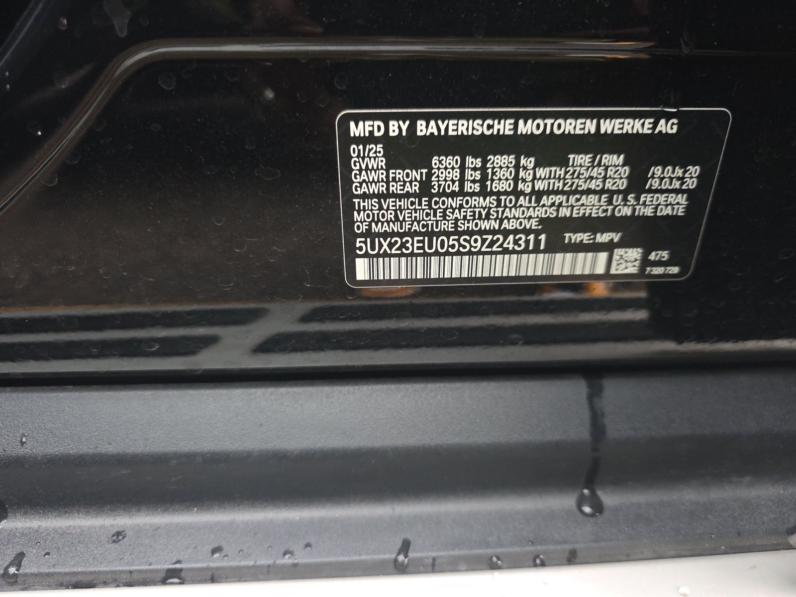 2025 BMW X5 xDrive40i AWD