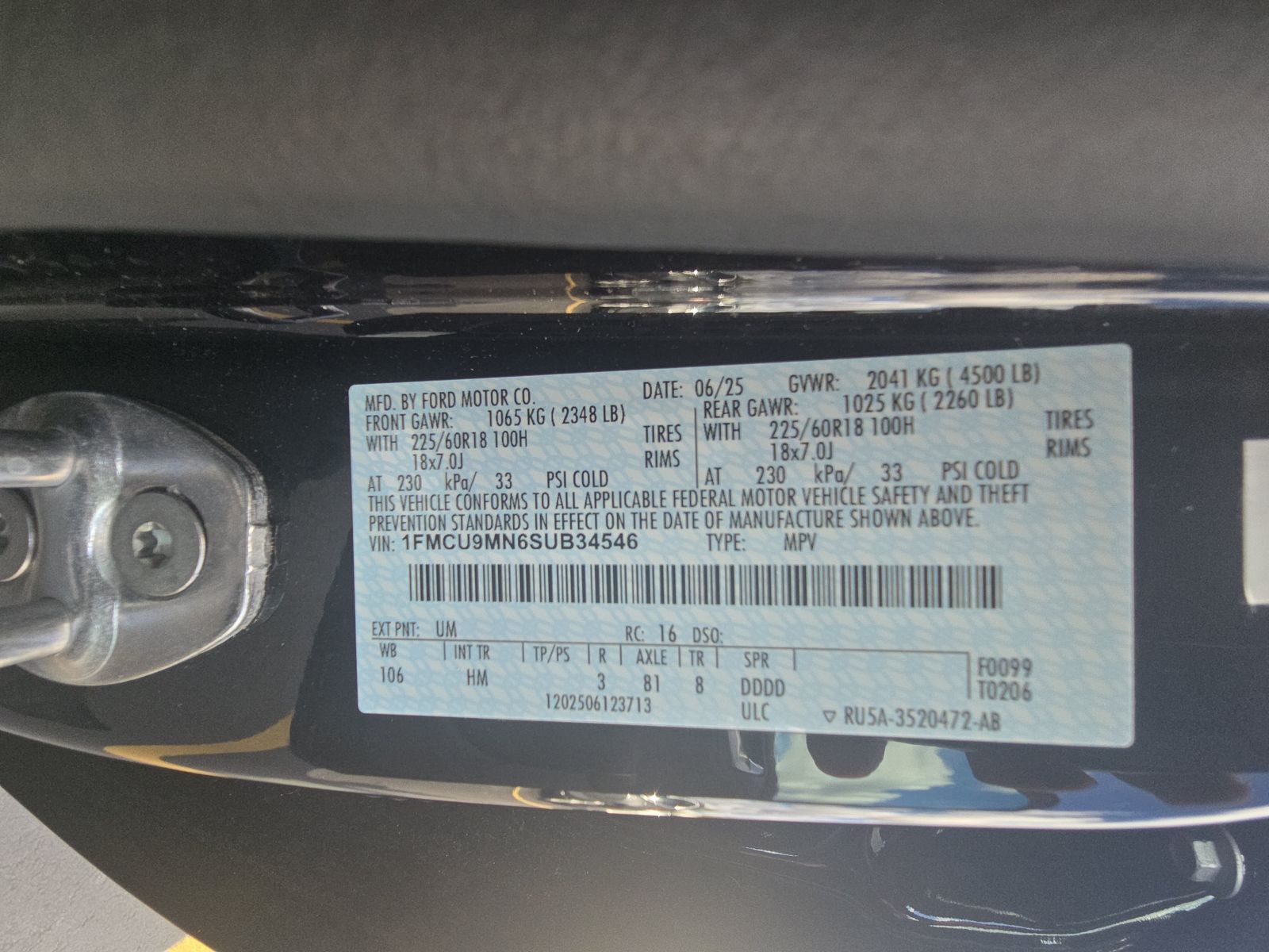 2025 Ford Escape ST-Line AWD