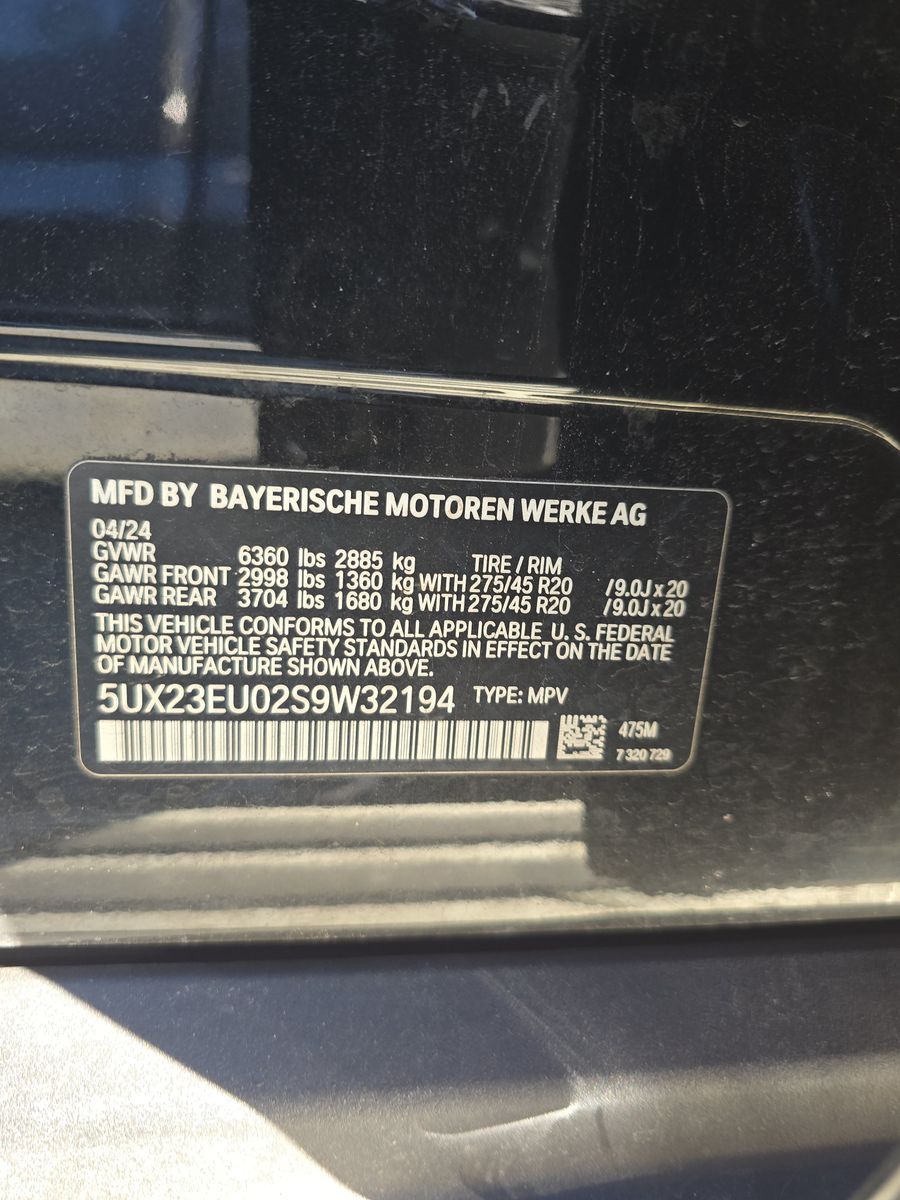 2025 BMW X5 xDrive40i AWD