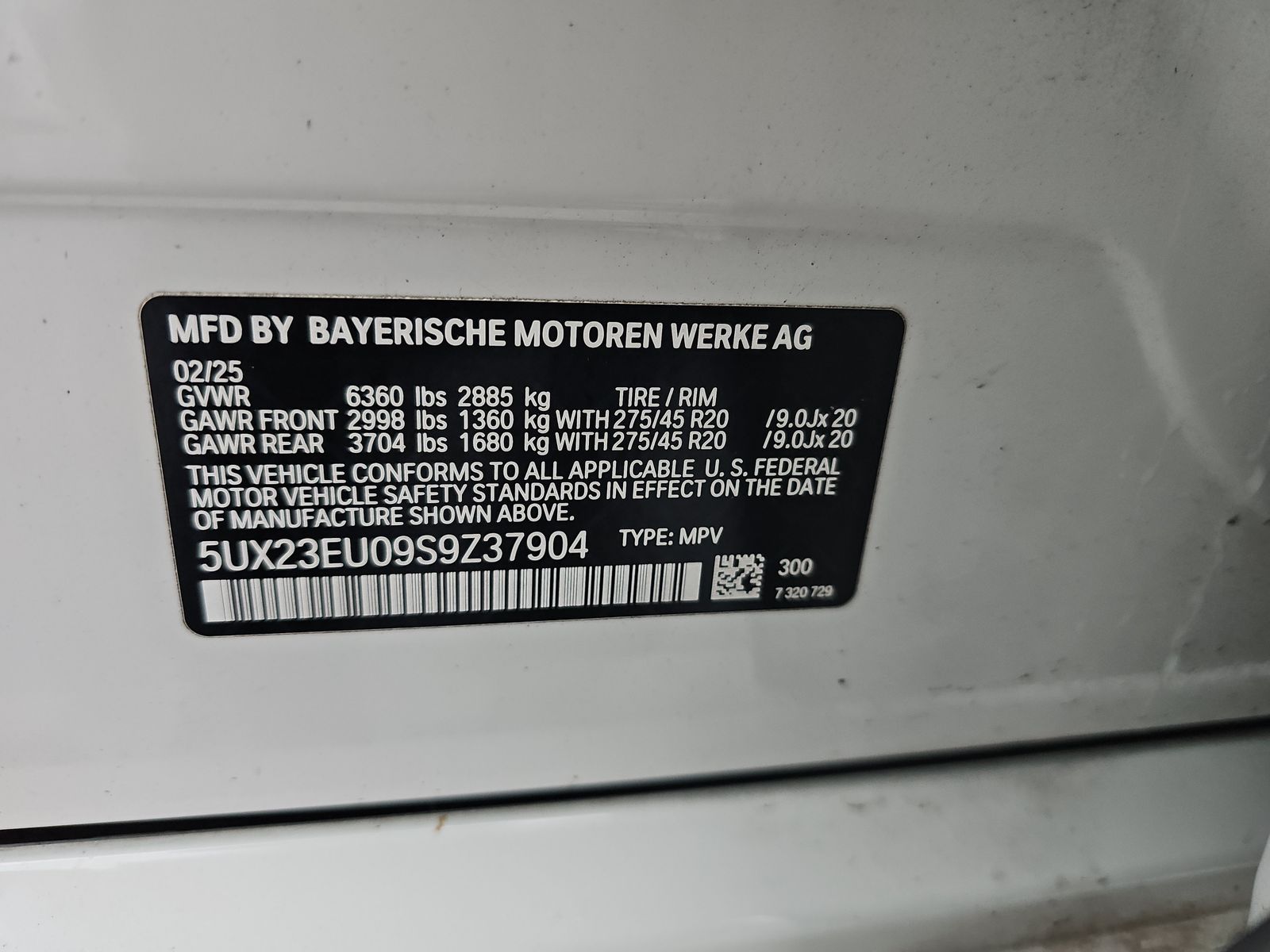 2025 BMW X5 xDrive40i AWD