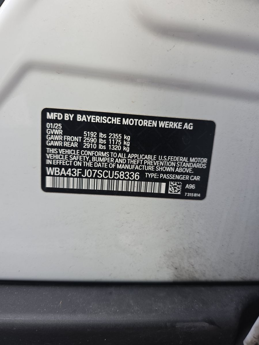 2025 BMW 5 Series 530i RWD