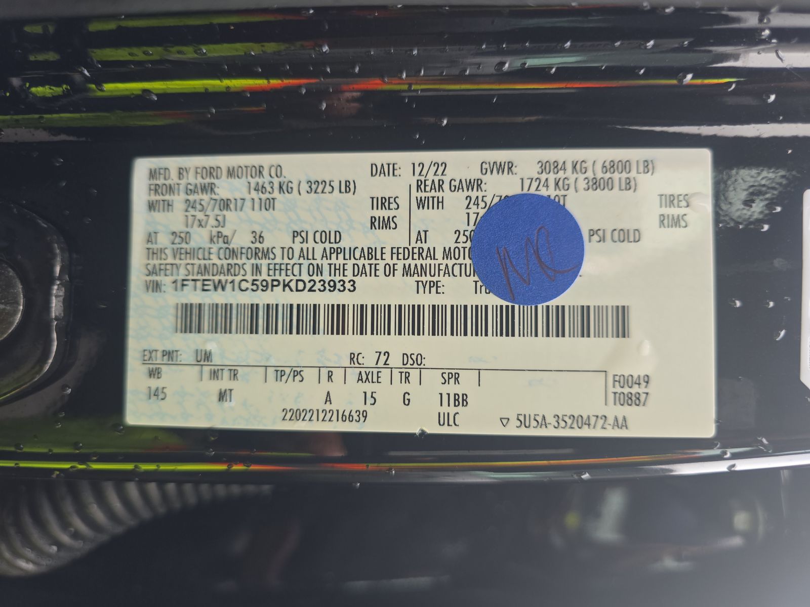 2023 Ford F-150 XLT RWD