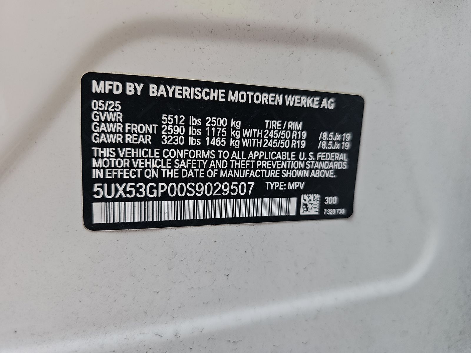 2025 BMW X3 xDrive30i AWD