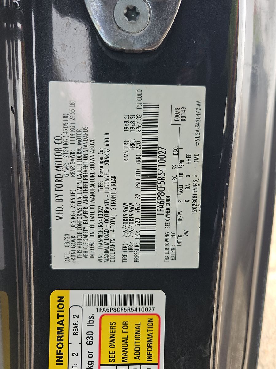 2024 Ford Mustang GT Premium FWD