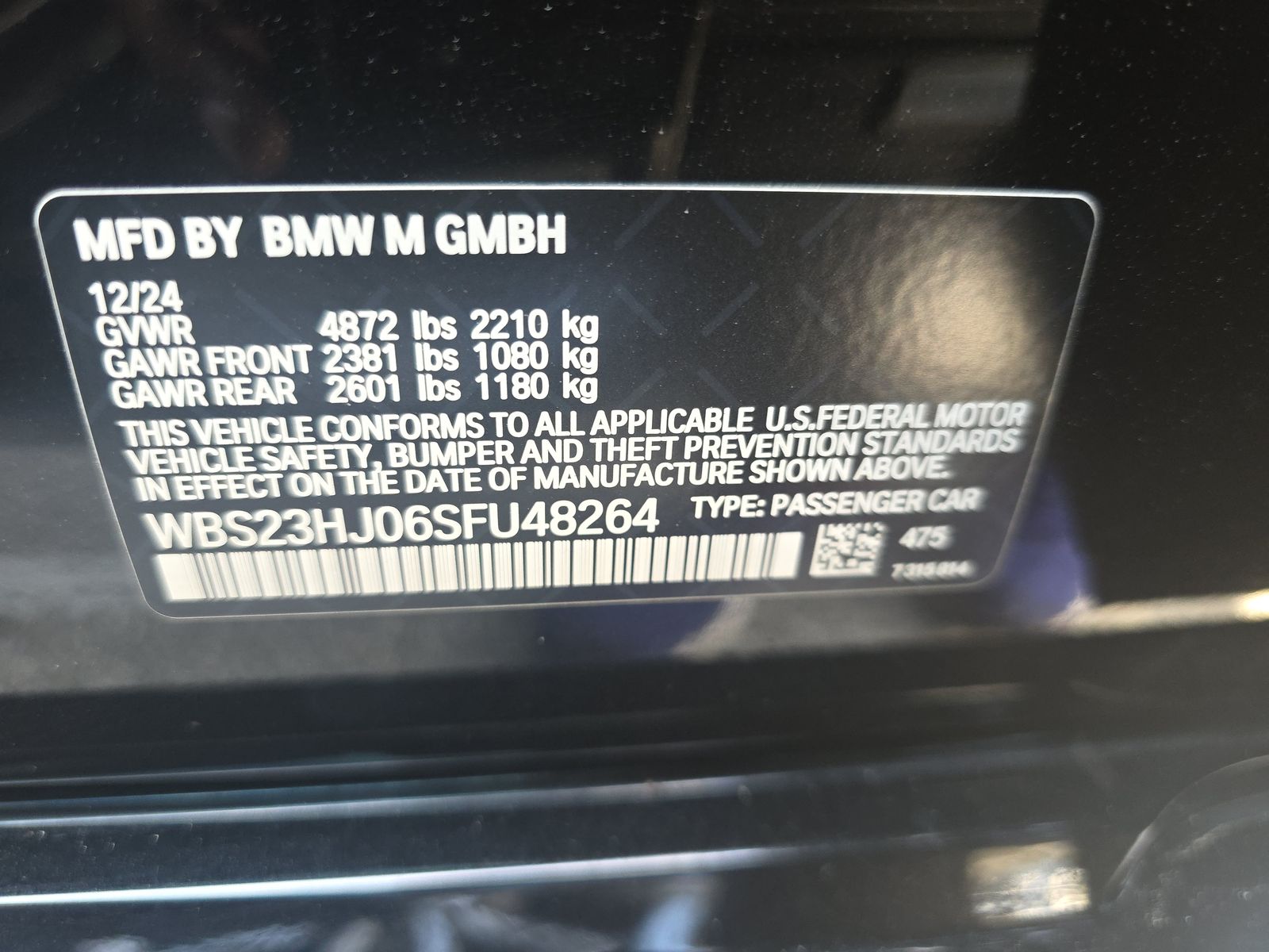 2025 BMW M3 Competition RWD