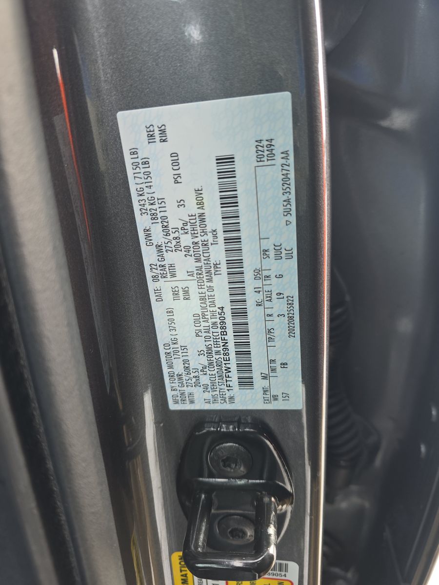 2022 Ford F-150 XLT AWD