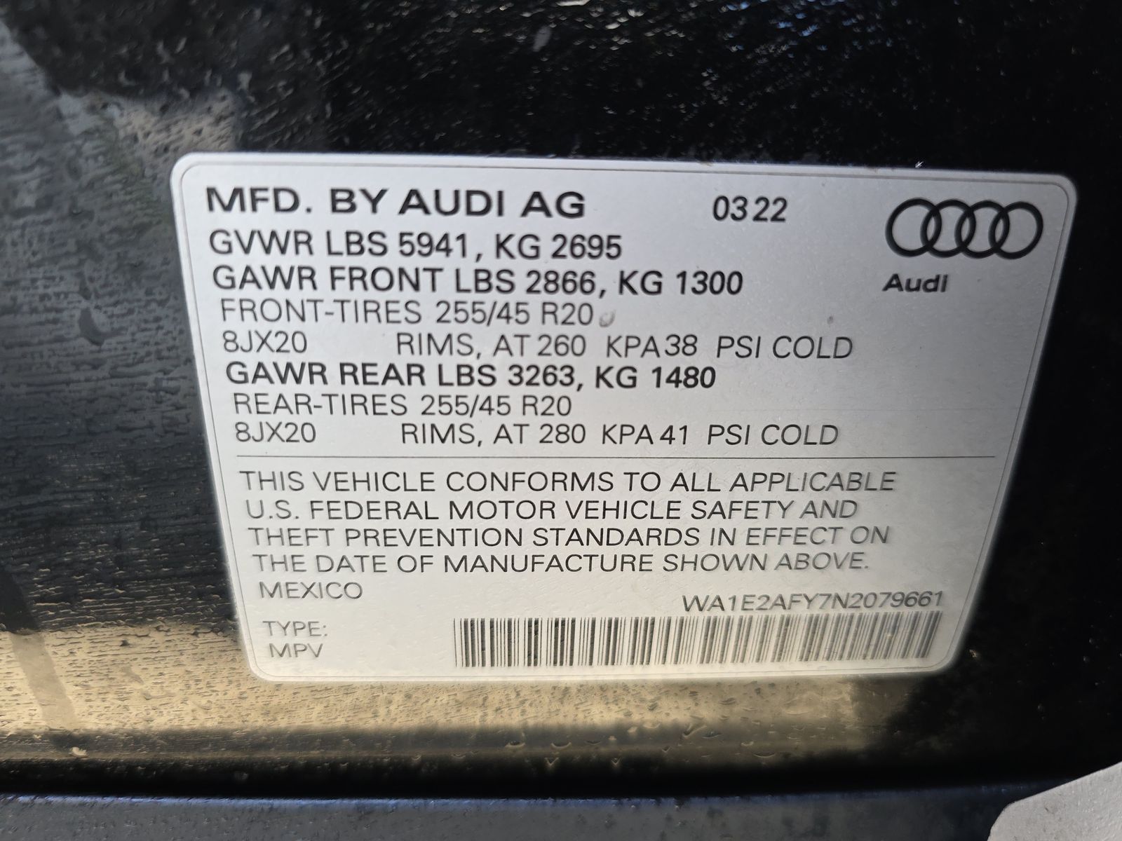 2022 Audi Q5 e Plug-In Hybrid S line Premium Plus AWD