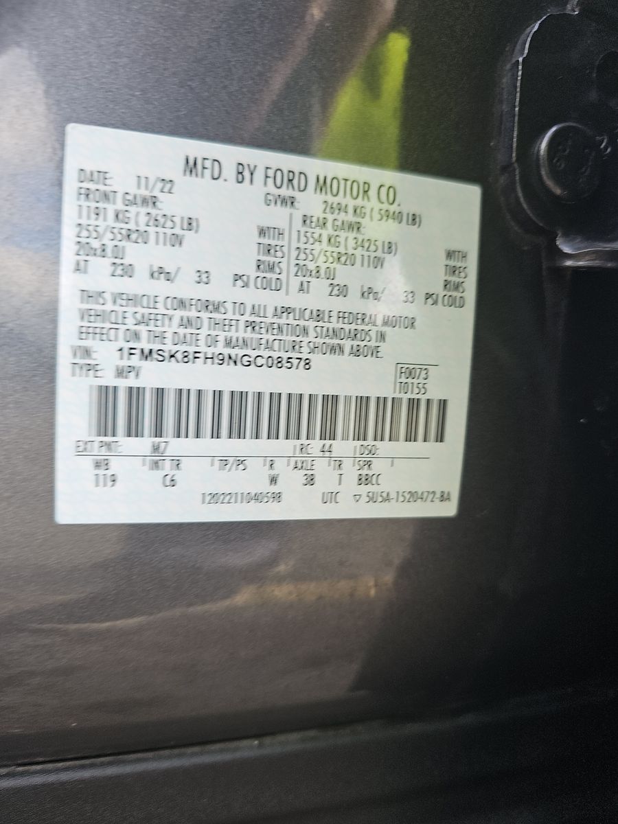 2022 Ford Explorer Limited AWD