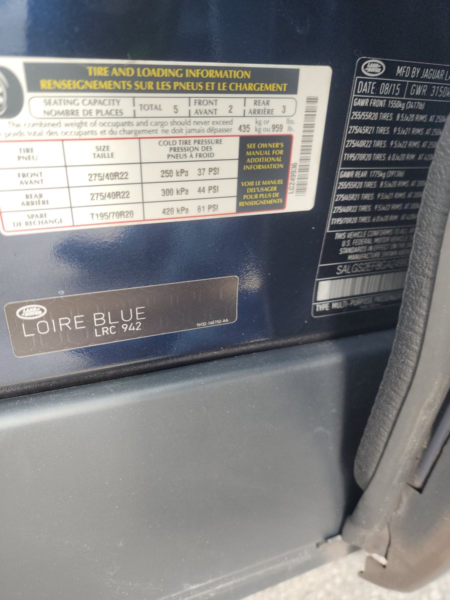 2016 Land Rover Range Rover Supercharged AWD