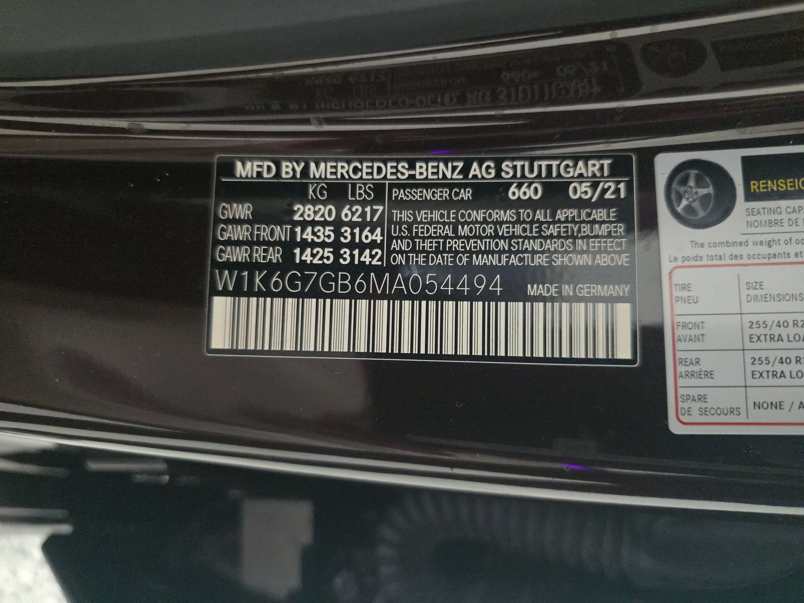 2021 Mercedes-Benz S-Class S 580 AWD