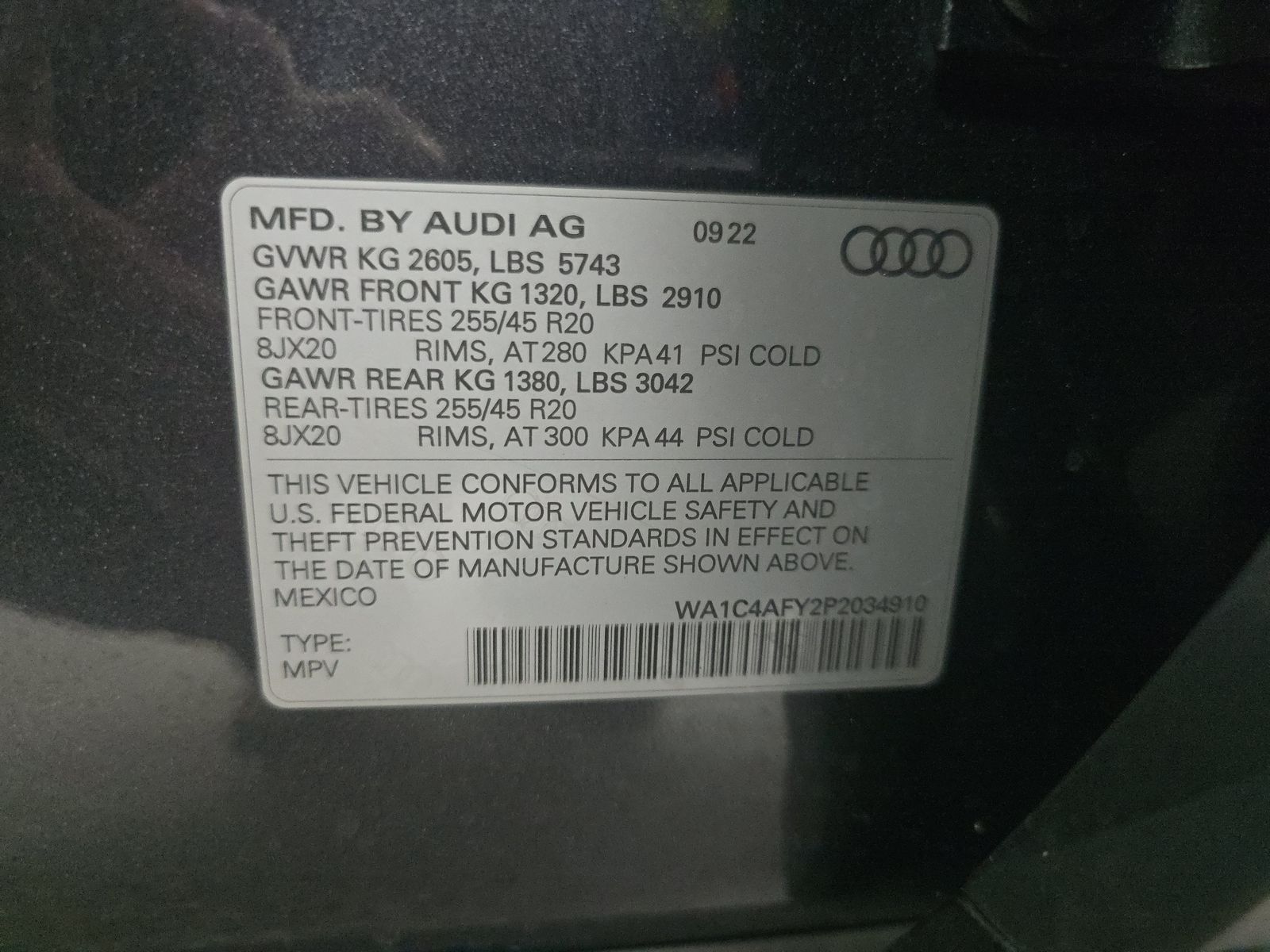 2023 Audi SQ5 Prestige AWD