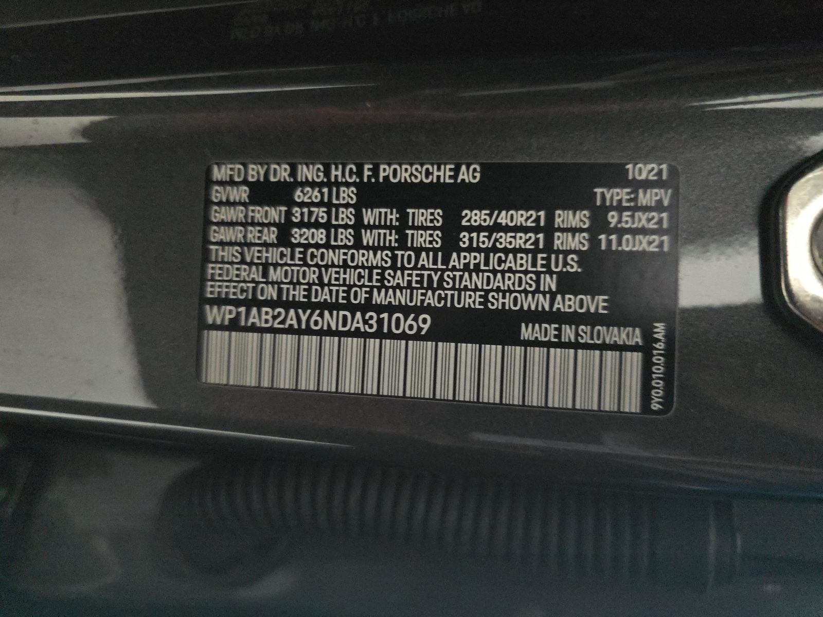 2022 Porsche Cayenne S AWD