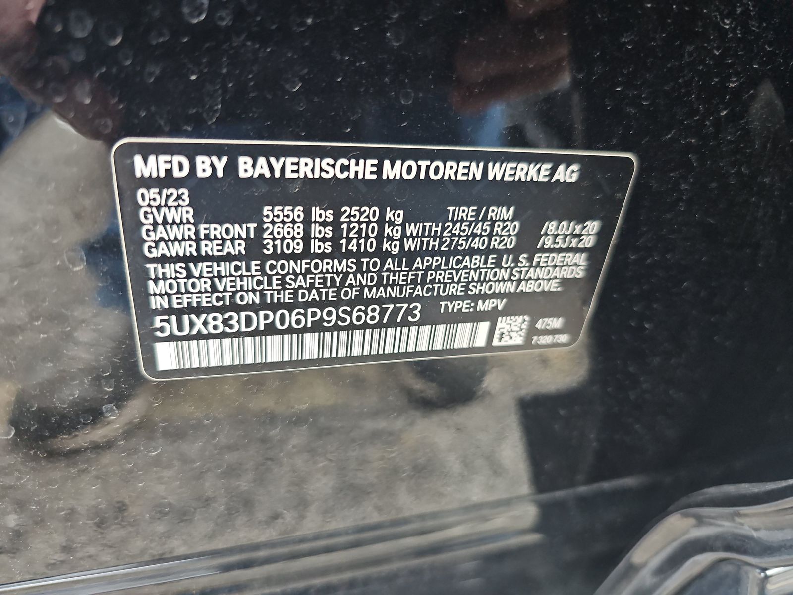 2023 BMW X3 M40i AWD