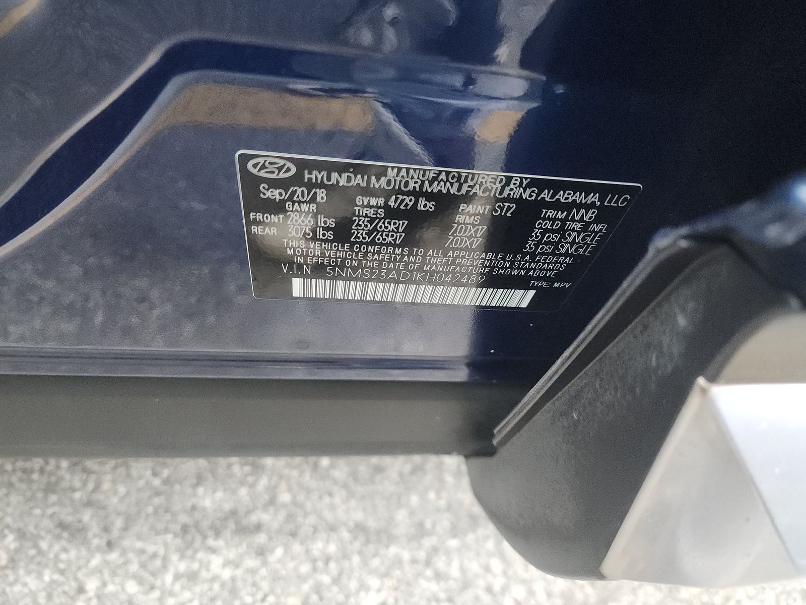 2019 Hyundai Santa Fe SE FWD