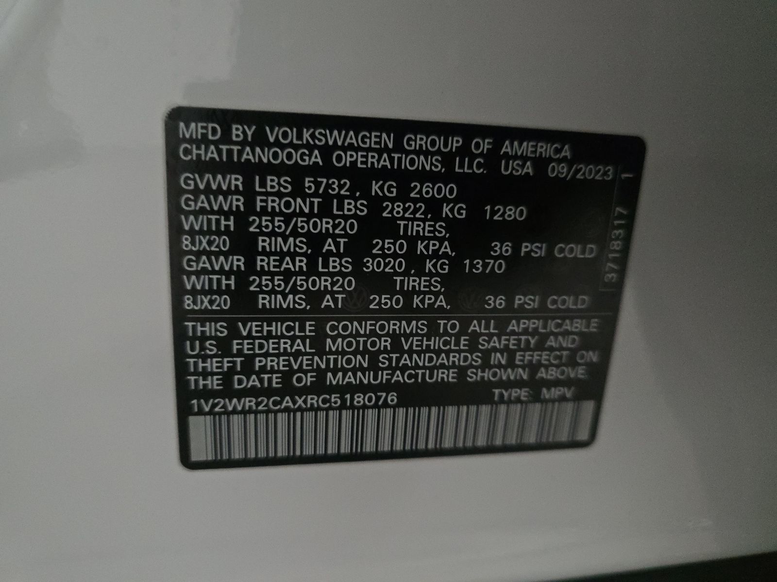 2024 Volkswagen Atlas 2.0T SE FWD