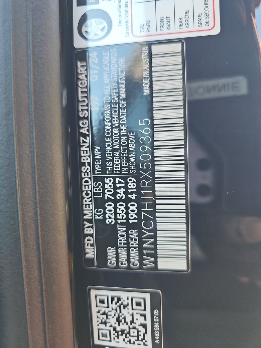 2024 Mercedes-Benz G-Class AMG G 63 AWD