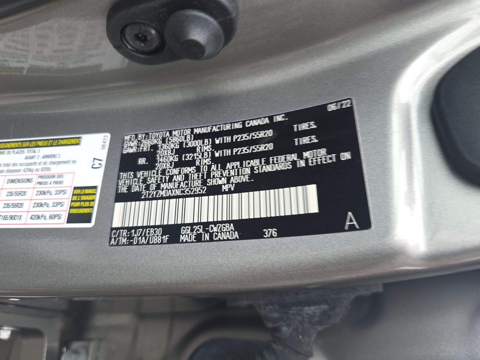 2022 Lexus RX RX 350 F SPORT AWD