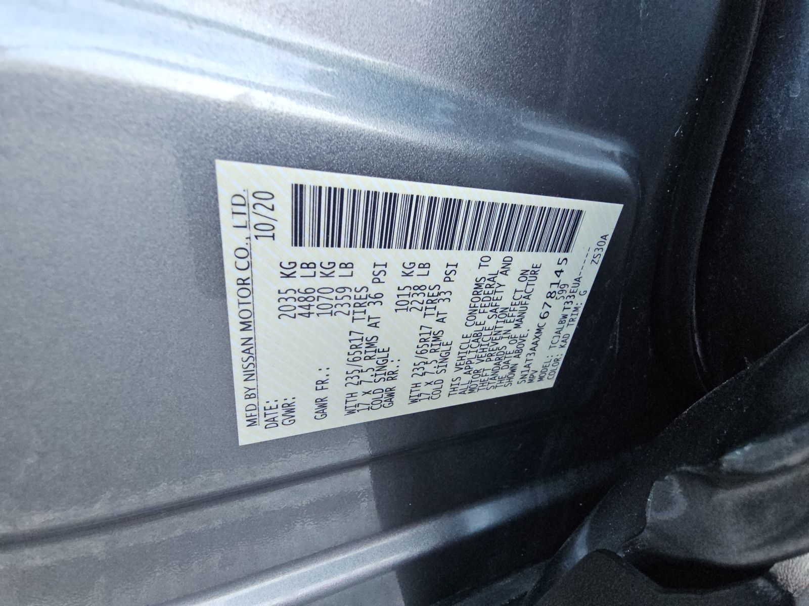 2021 Nissan Rogue S FWD