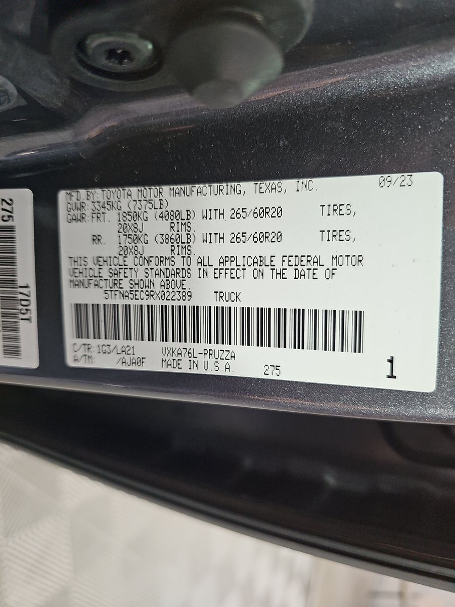 2024 Toyota Tundra Platinum AWD