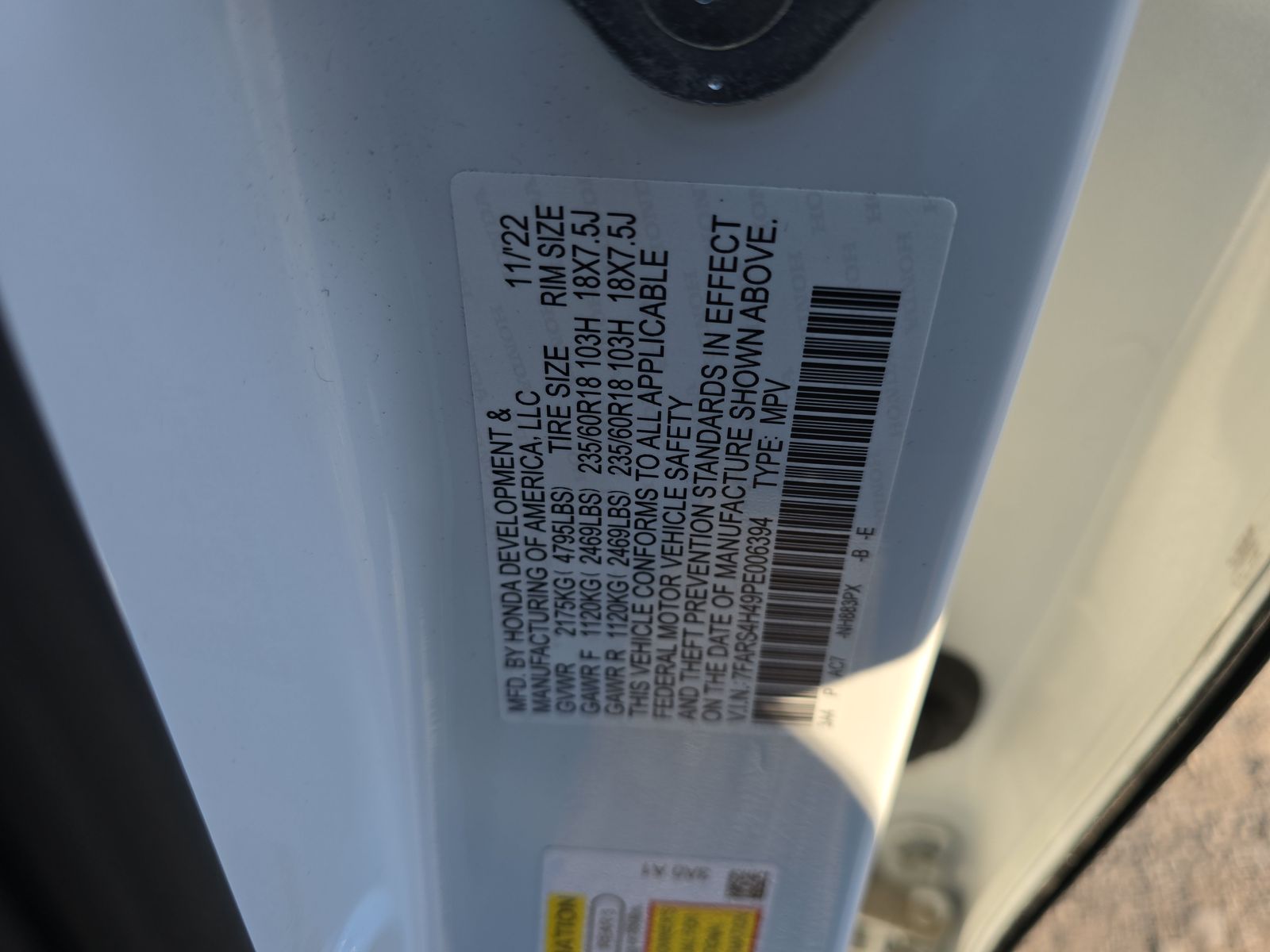 2023 Honda CR-V EX AWD