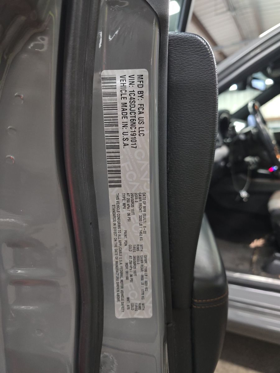 2022 Dodge Durango R/T AWD