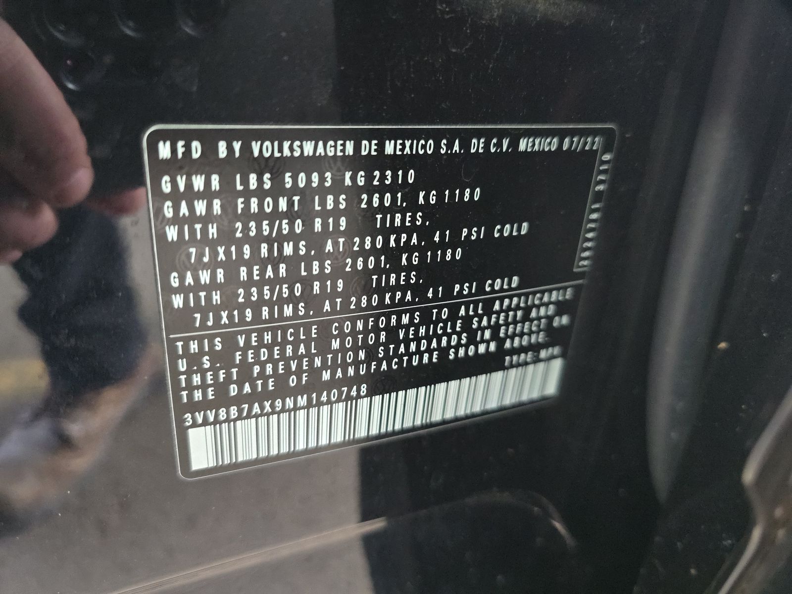 2022 Volkswagen Tiguan 2.0T SE R-Line Black AWD