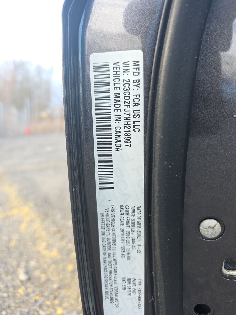 2022 Dodge Challenger R/T Scat Pack RWD