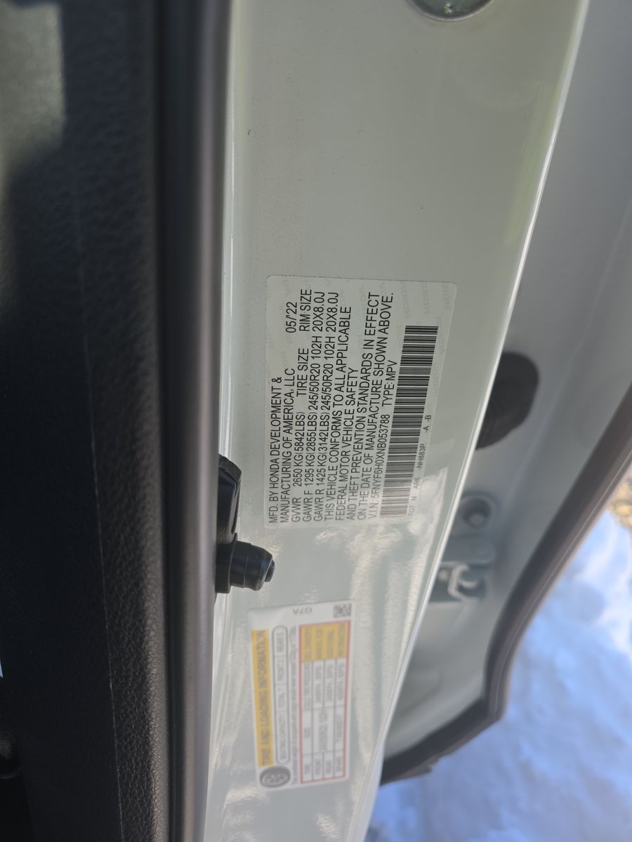 2022 Honda Pilot Elite AWD