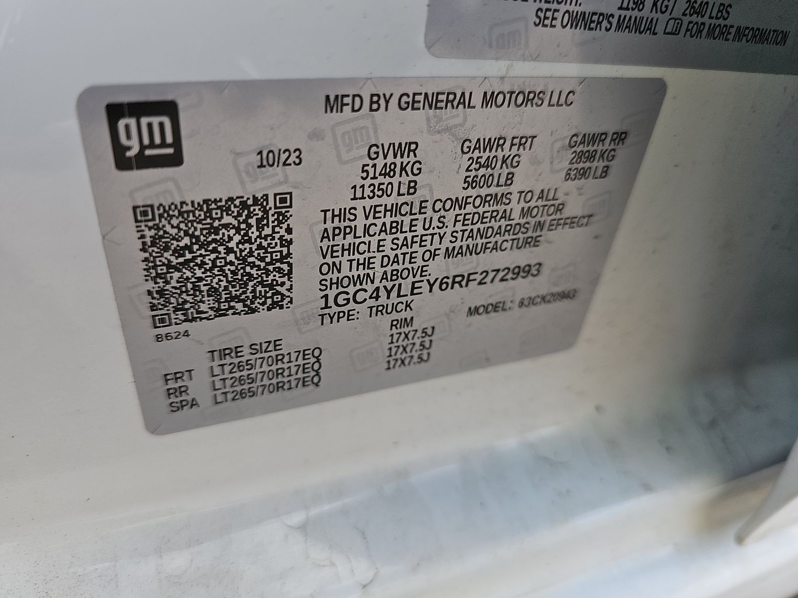 2024 Chevrolet Silverado 2500HD Work Truck AWD