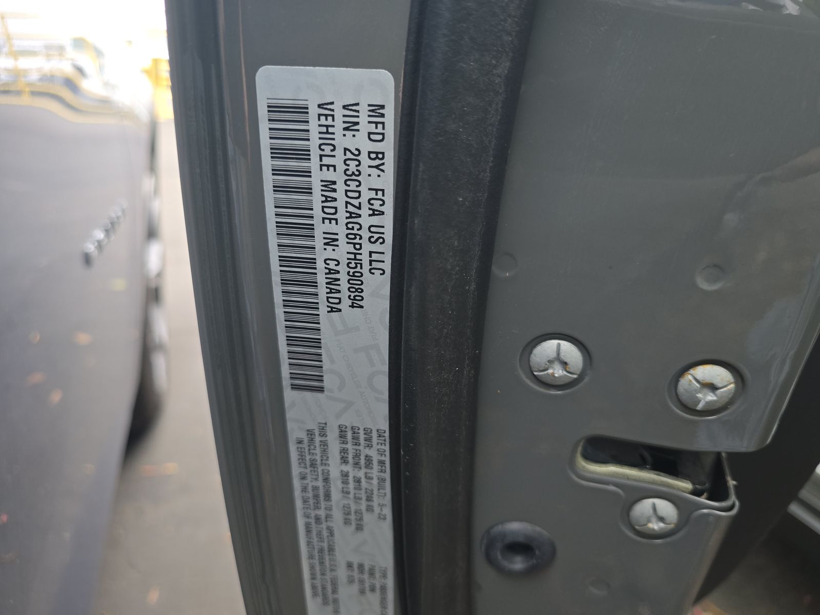 2023 Dodge Challenger SXT RWD