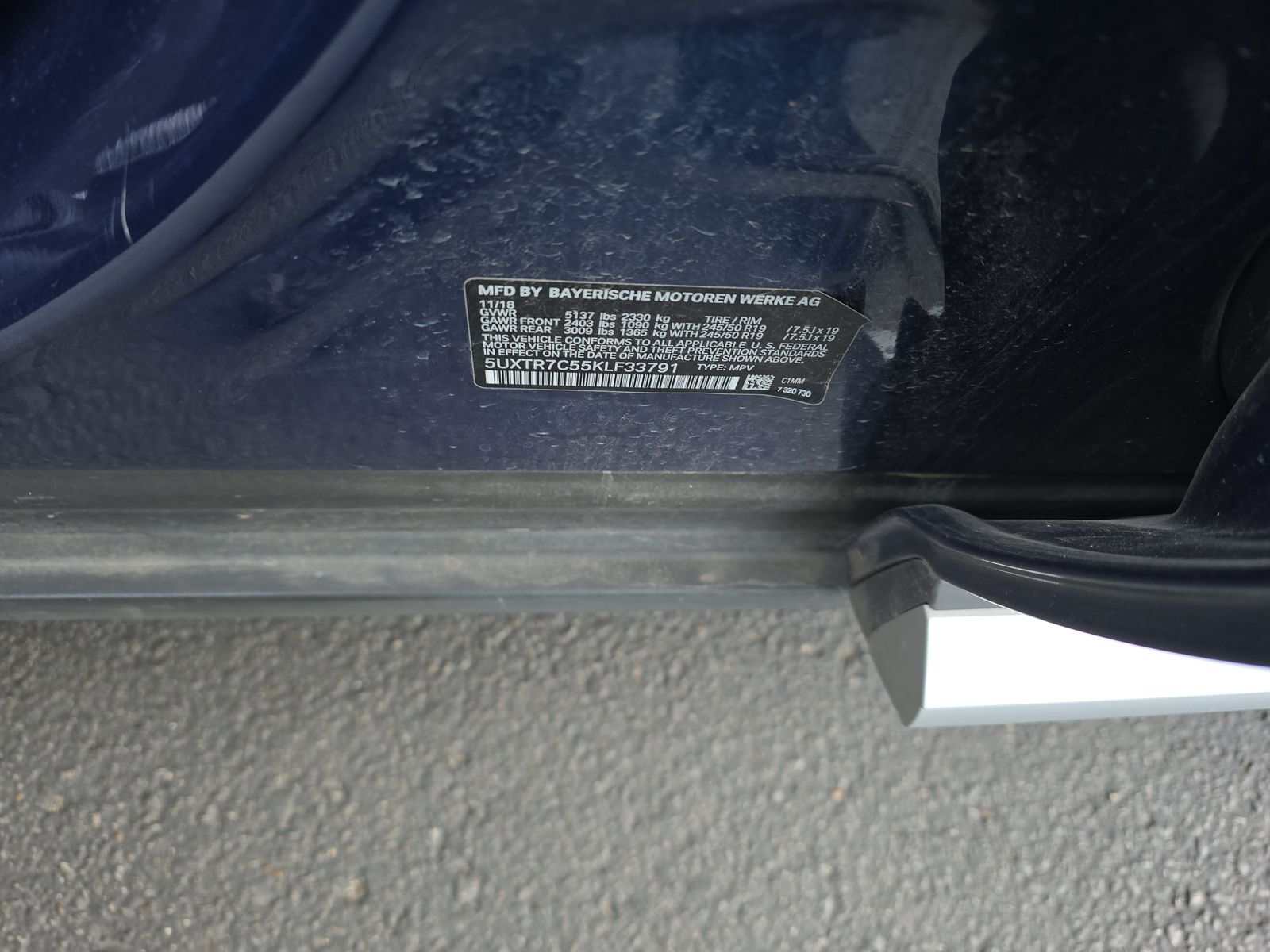 2019 BMW X3 sDrive30i RWD