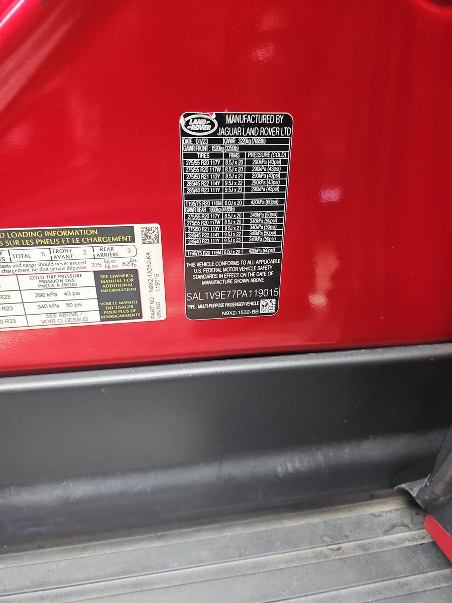 2023 Land Rover Range Rover Sport First Edition AWD