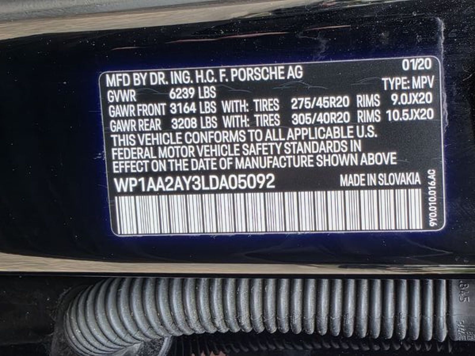 2020 Porsche Cayenne Base AWD