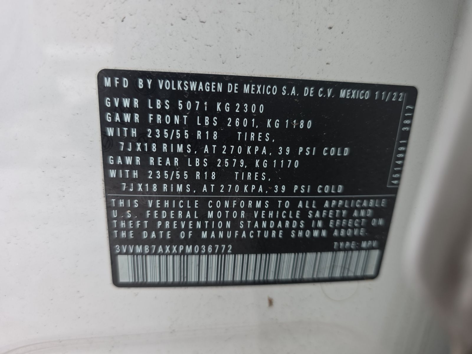 2023 Volkswagen Tiguan 2.0T SE AWD