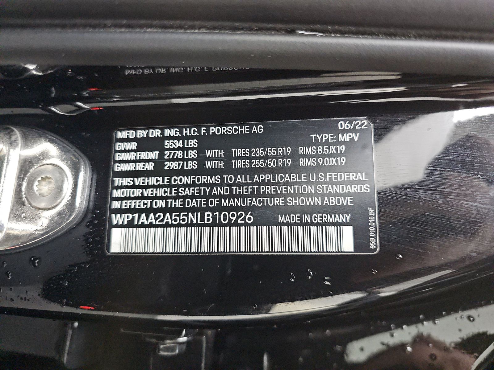 2022 Porsche Macan Base AWD