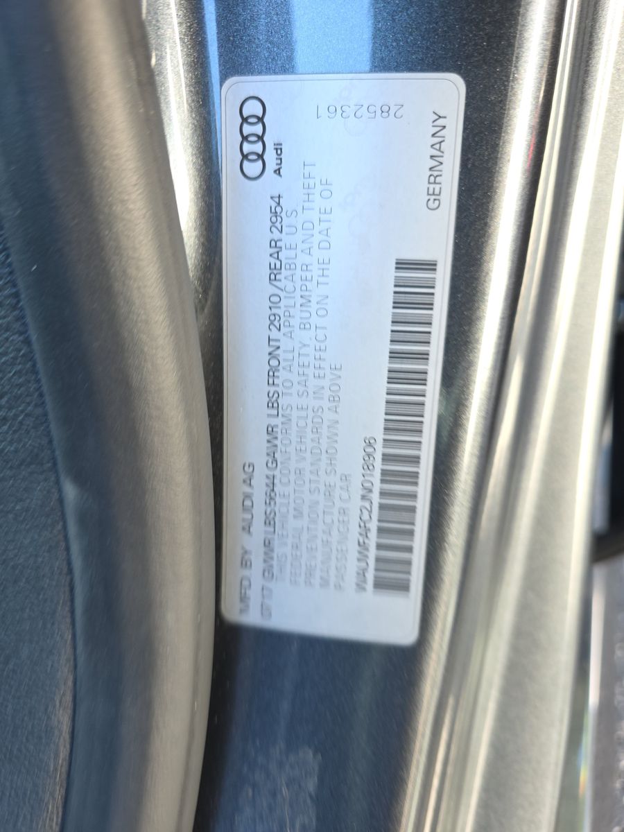 2018 Audi S7 Premium Plus AWD