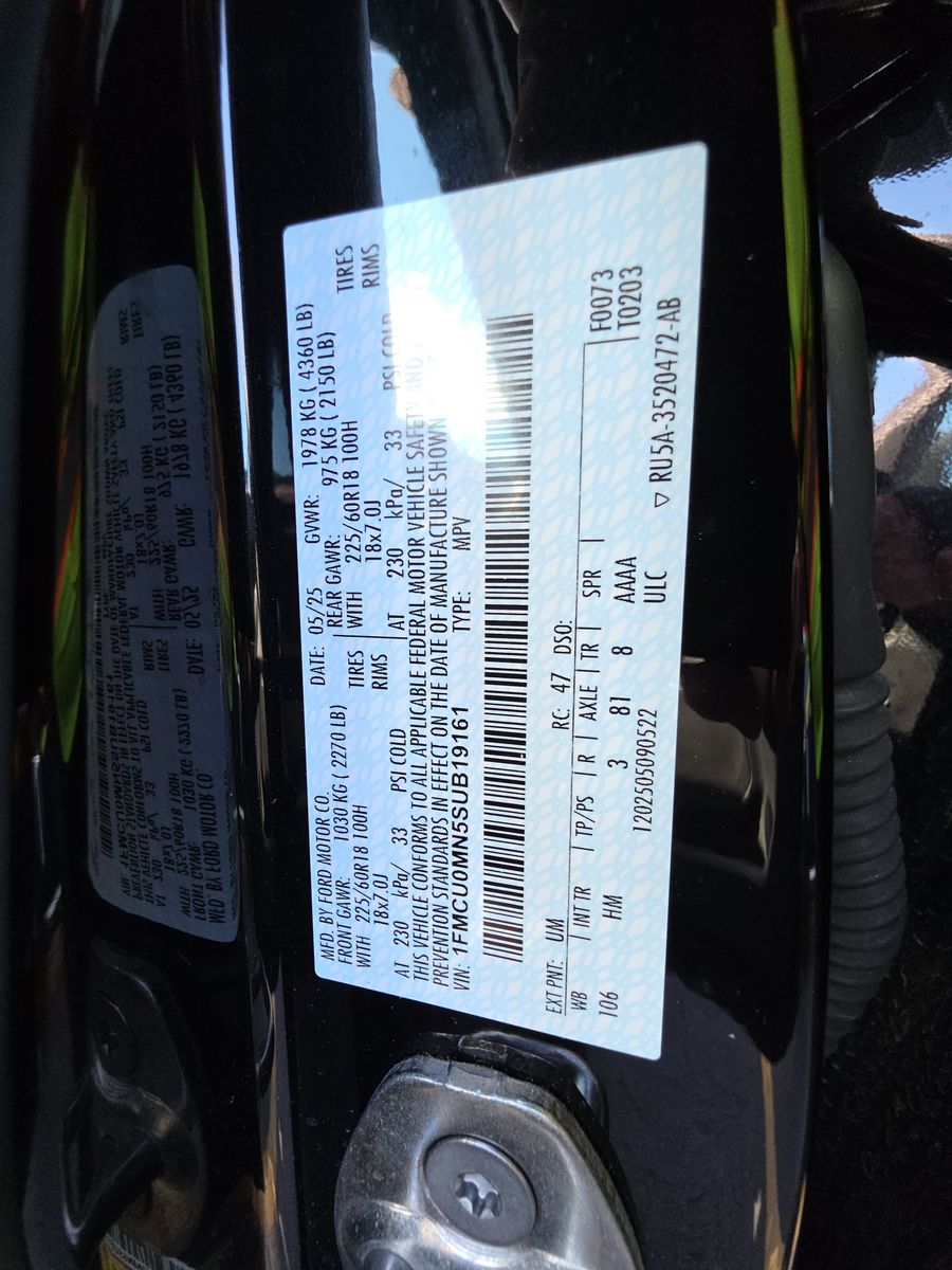 2025 Ford Escape ST-Line FWD