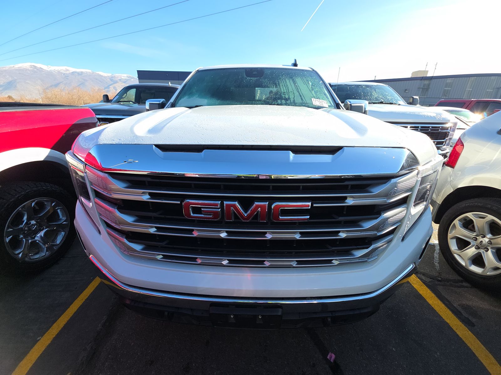 2023 GMC SIERRA 1500 SLE GAS WHITE SHORT BED SINGLE - Image 2