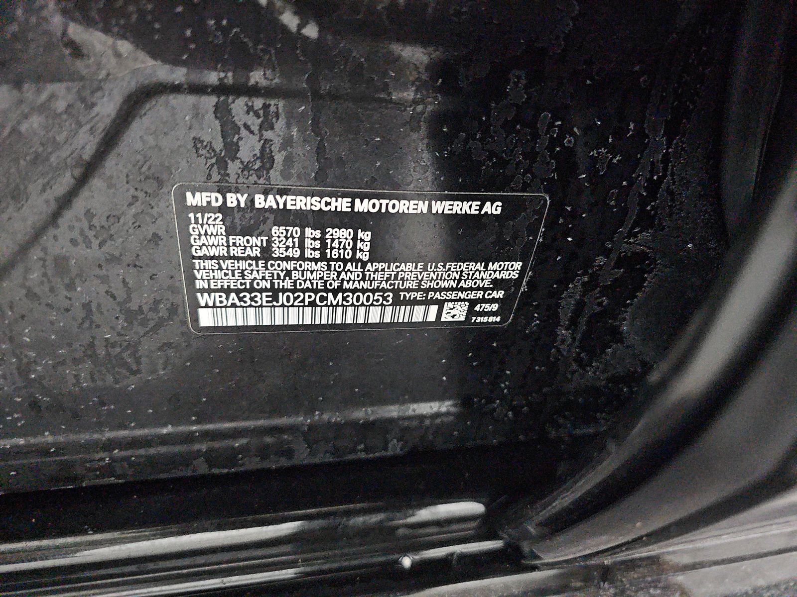 2023 BMW 7 Series 760i xDrive AWD