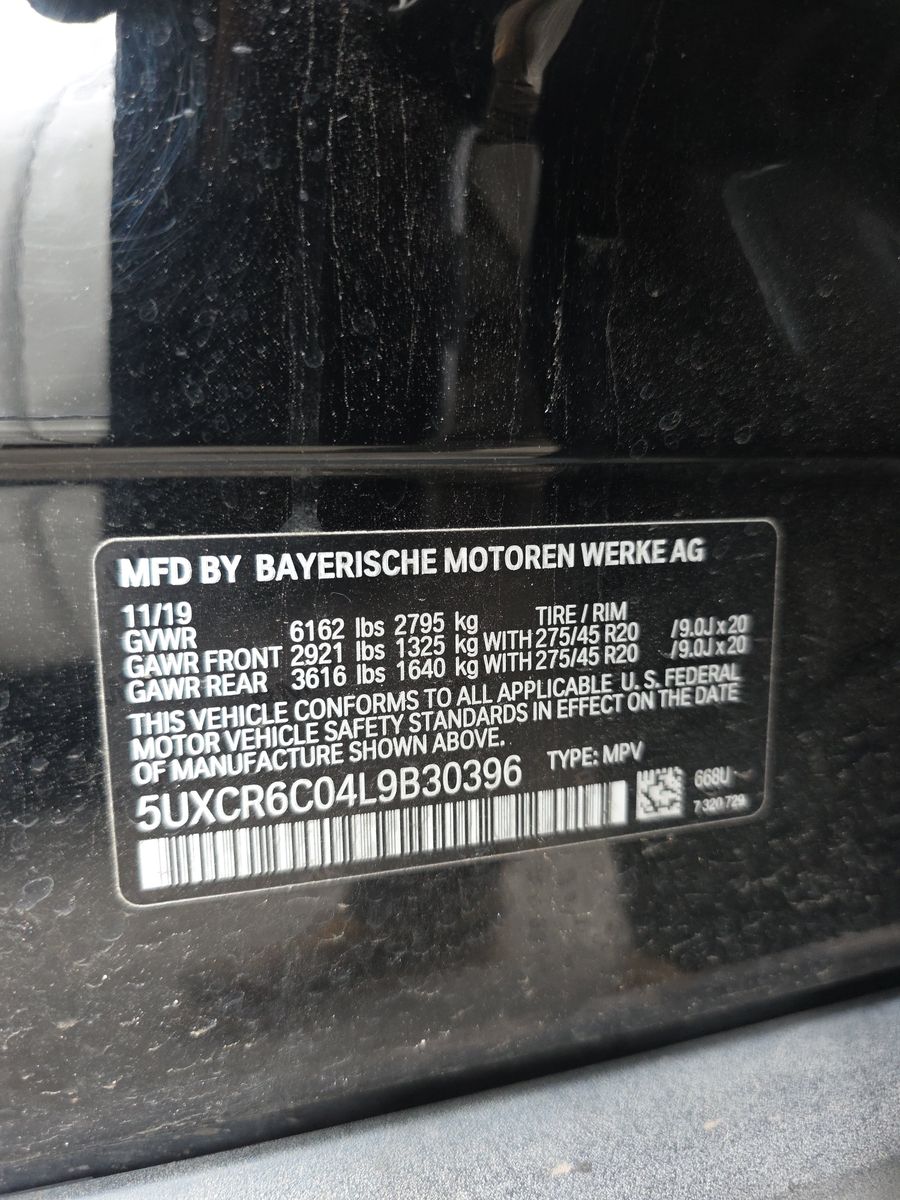 2020 BMW X5 xDrive40i AWD