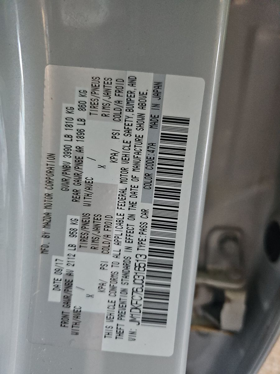 2018 MAZDA CX-3 Touring AWD