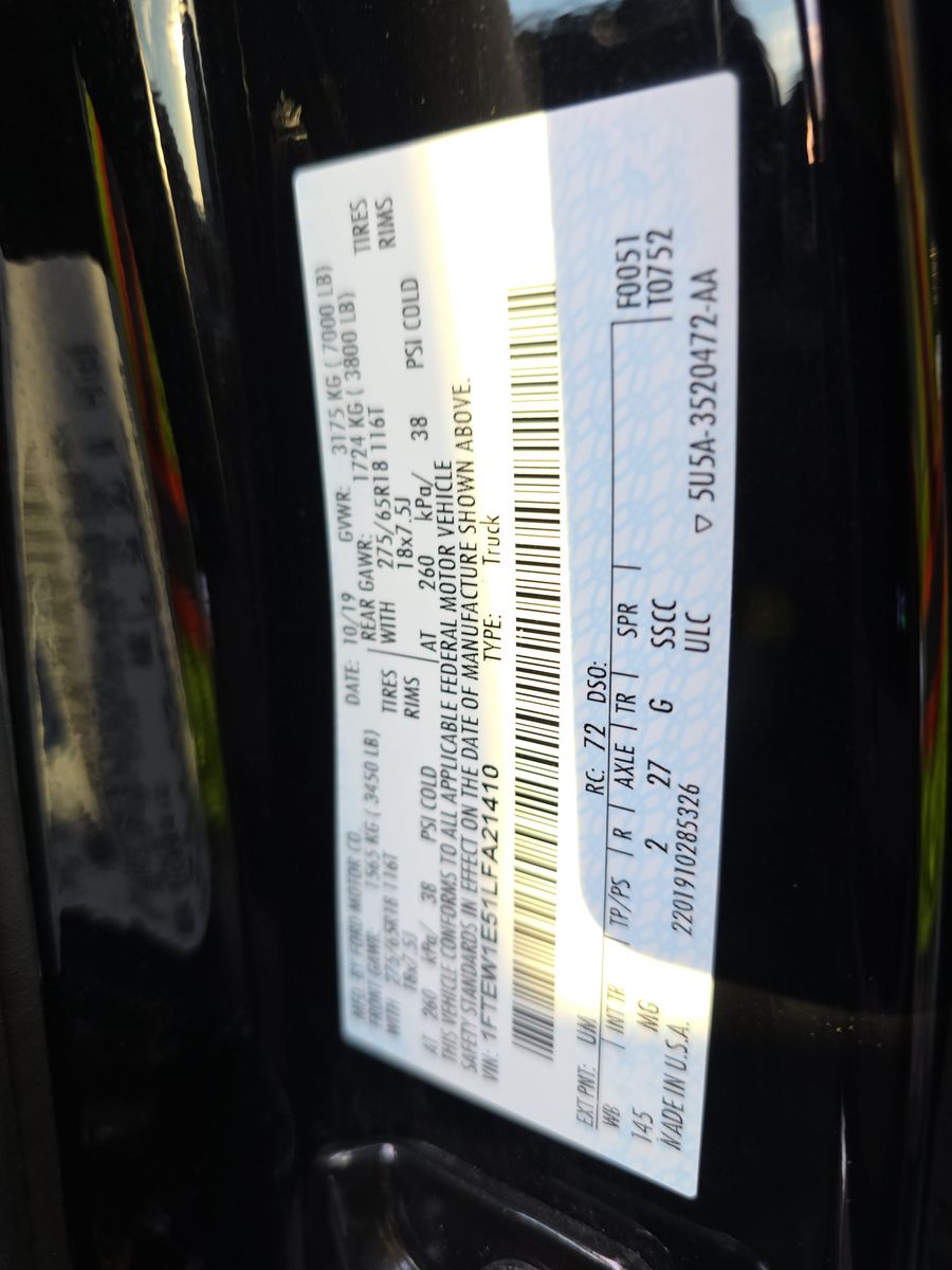 2020 Ford F-150 XLT AWD