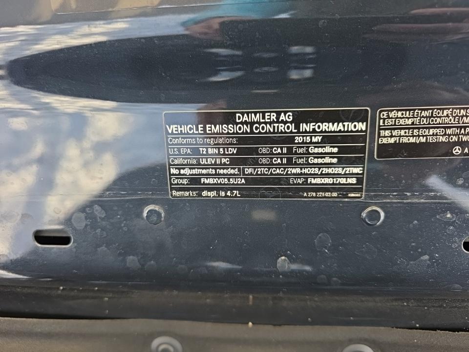 2015 Mercedes-Benz S-Class S 550 AWD