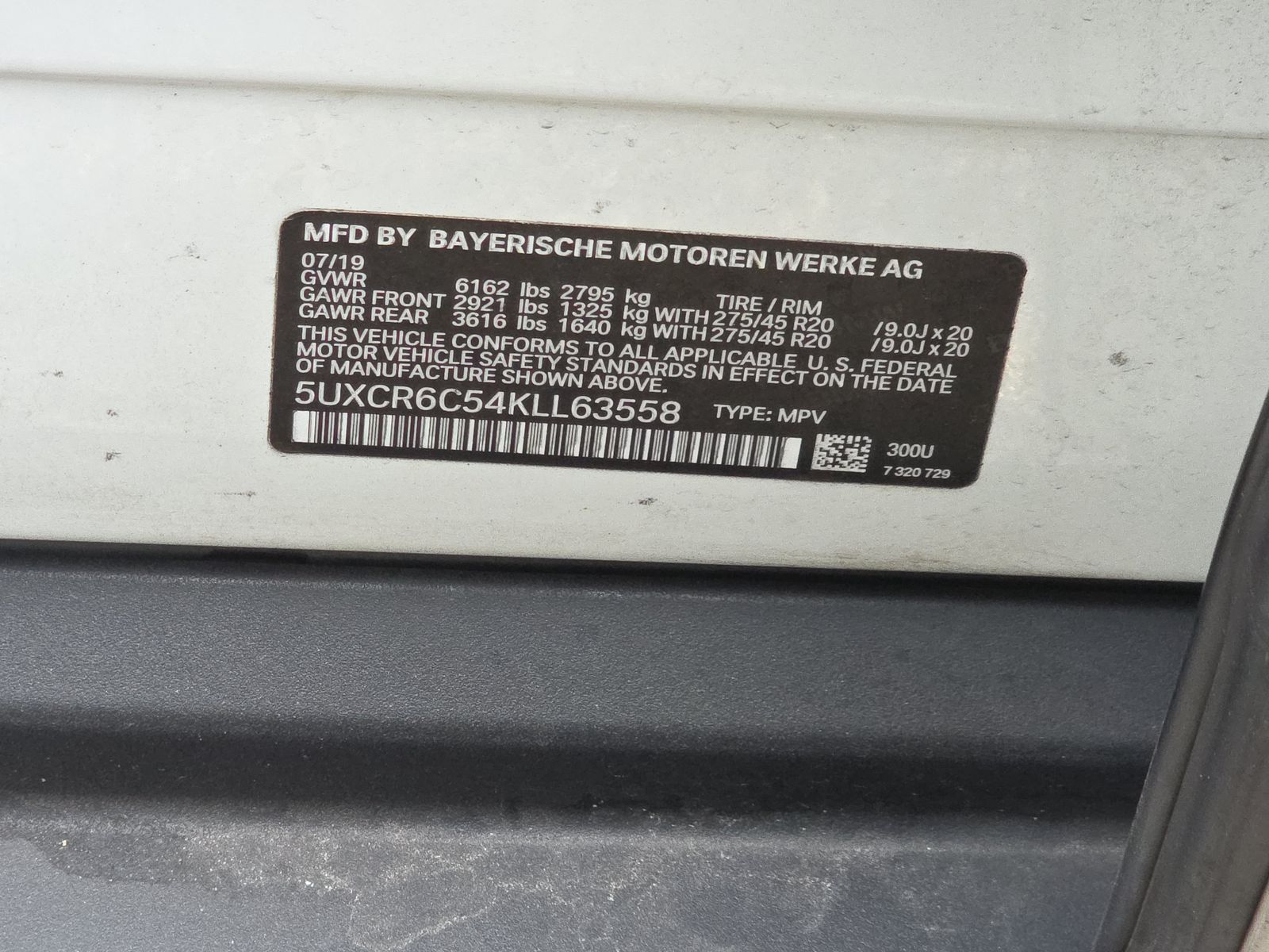 2019 BMW X5 xDrive40i AWD