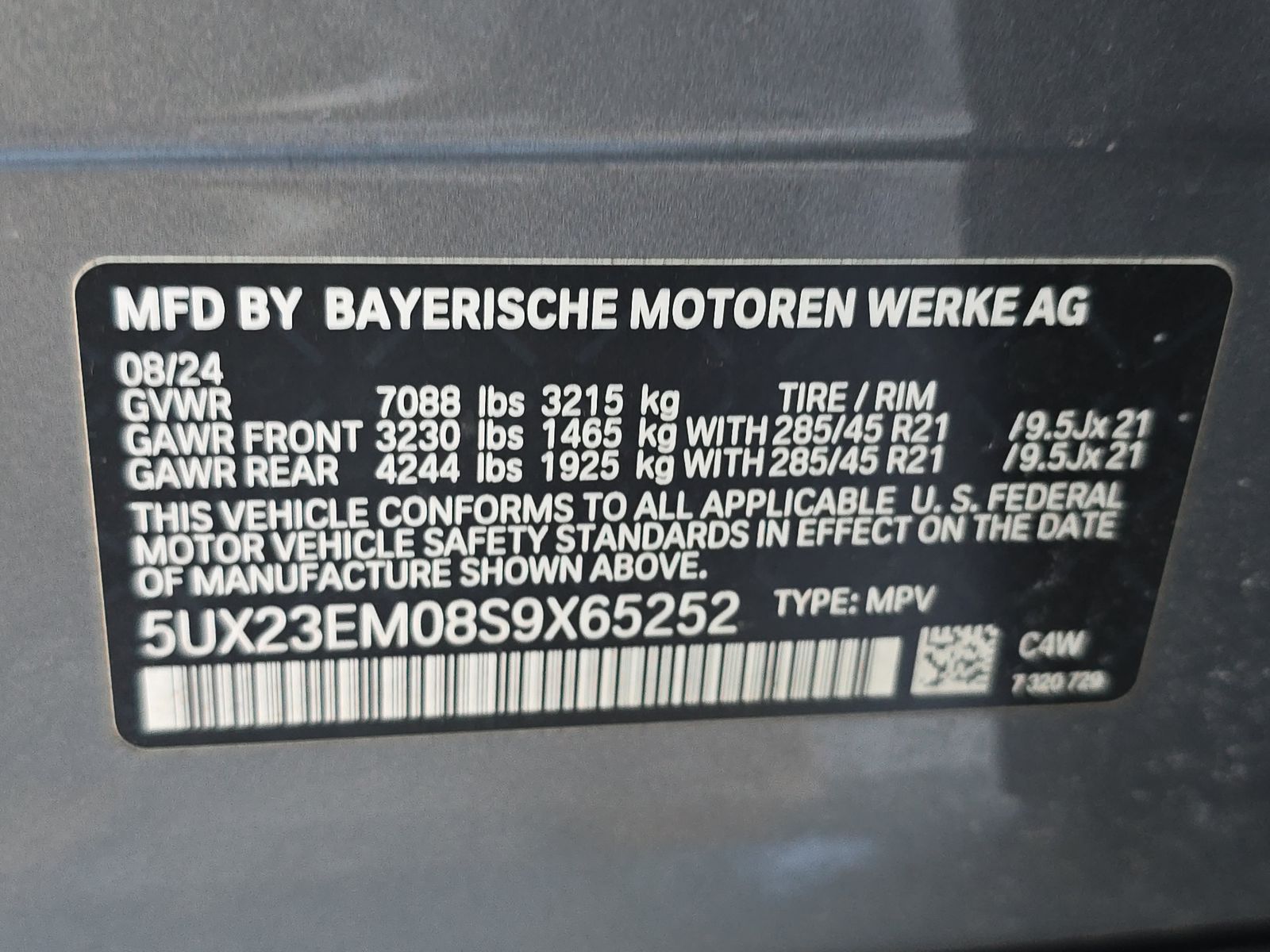 2025 BMW X7 xDrive40i AWD