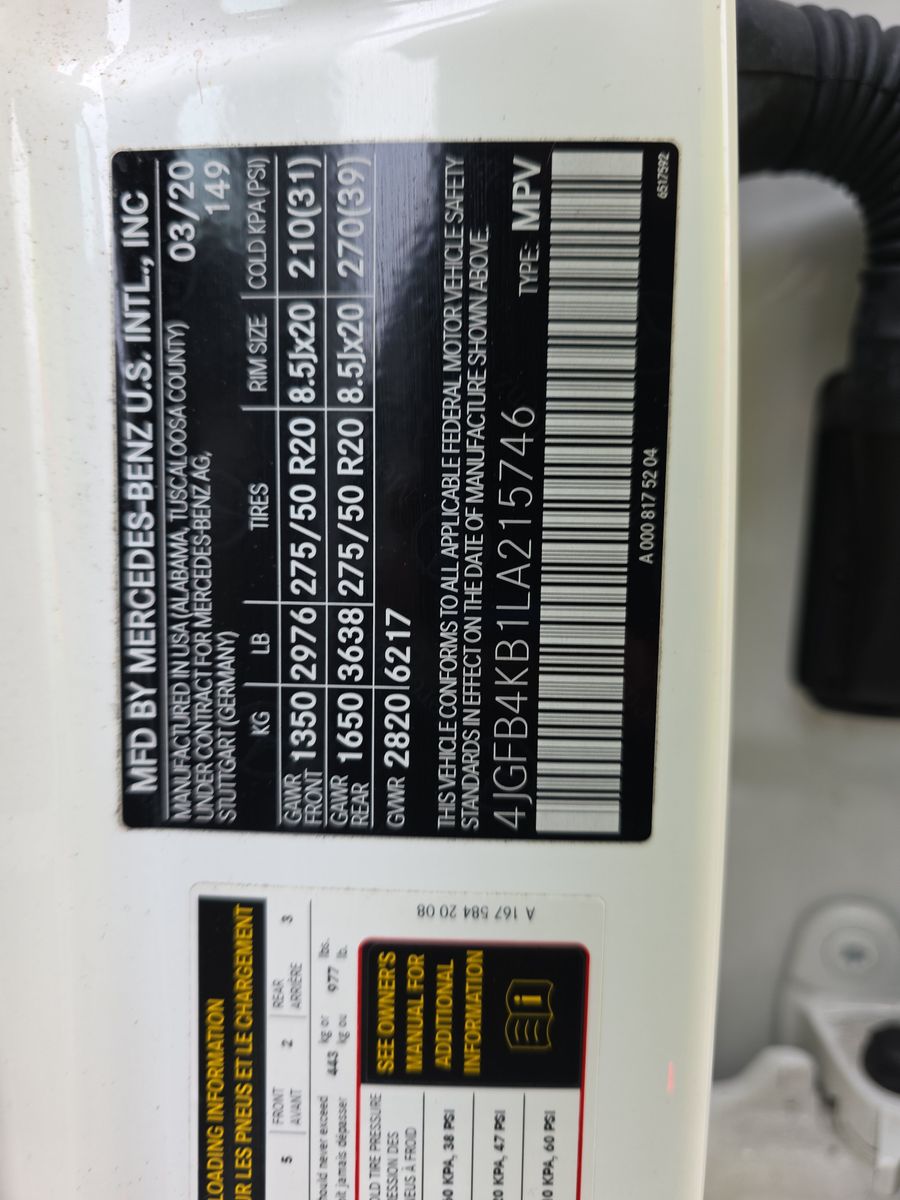 2020 Mercedes-Benz GLE GLE 350 AWD