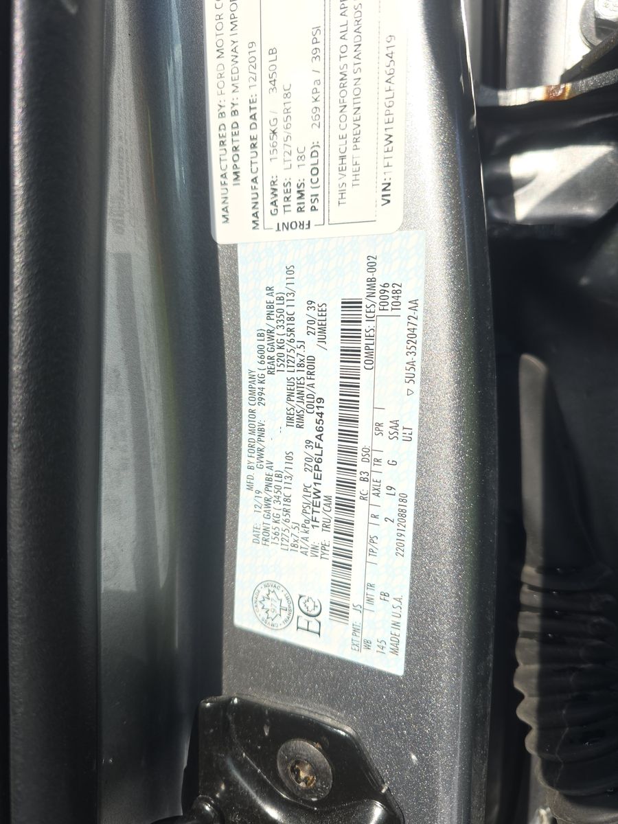 2020 Ford F-150 XLT AWD