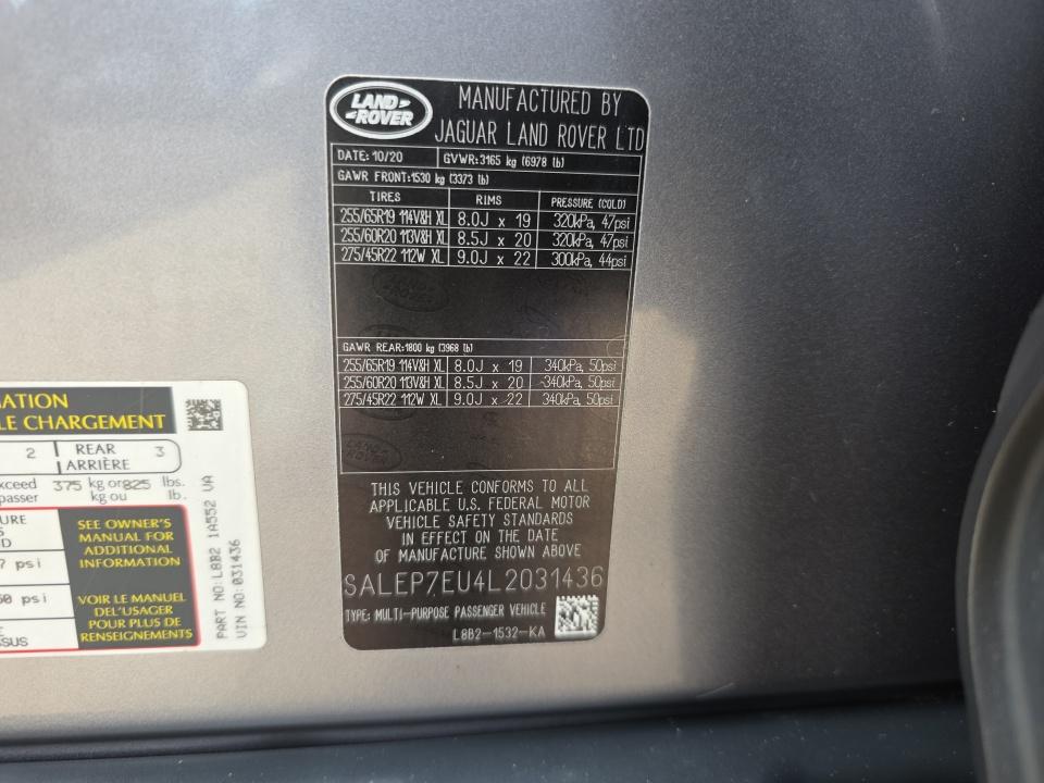 2020 Land Rover Defender 110 SE AWD